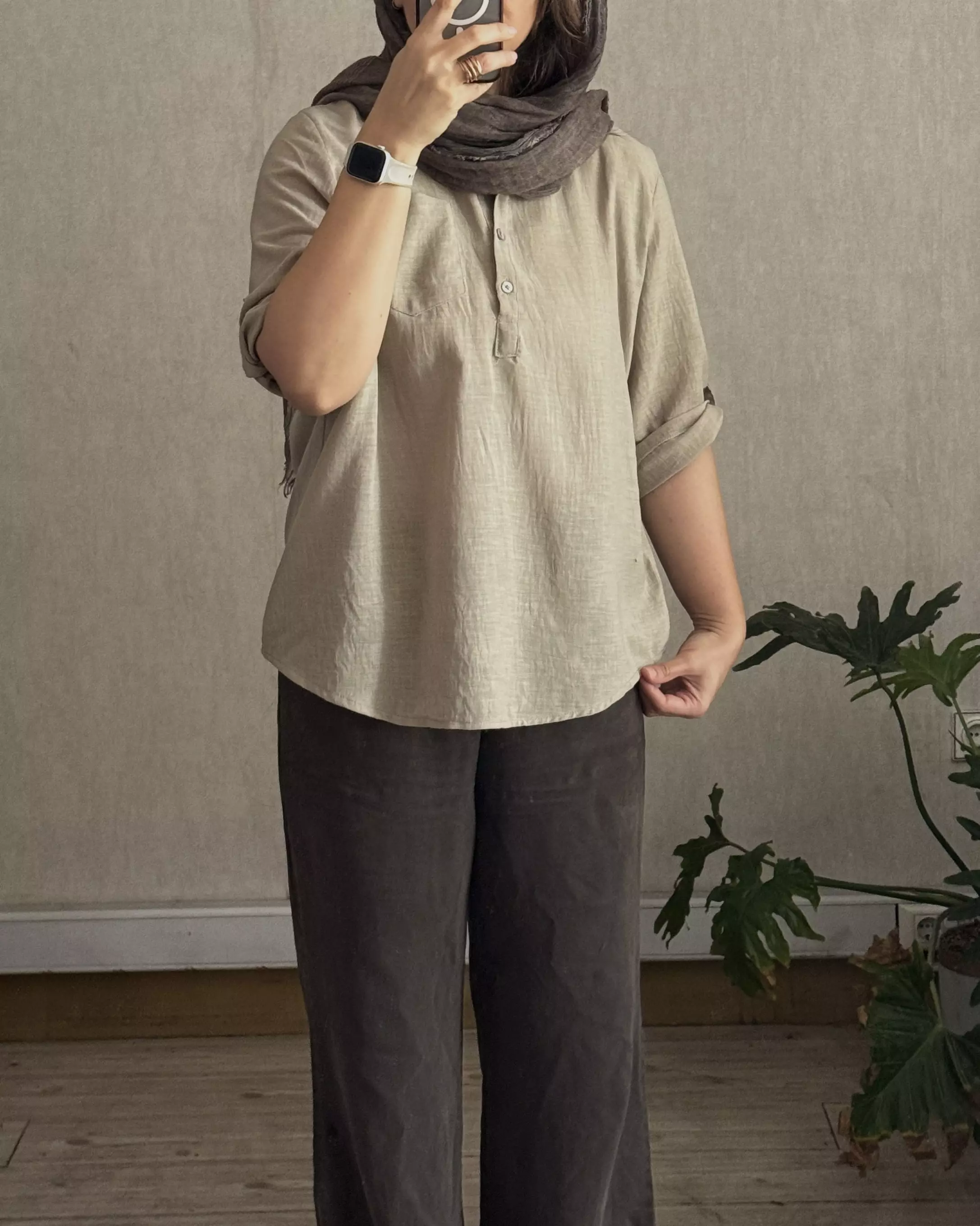 شومیز لینن ترک